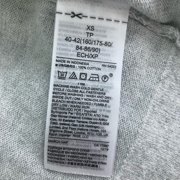 Gap Grey Button Up Knit Cardigan Sweater - Picture 4 of 5